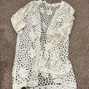 Floral Lace Open Cardigan